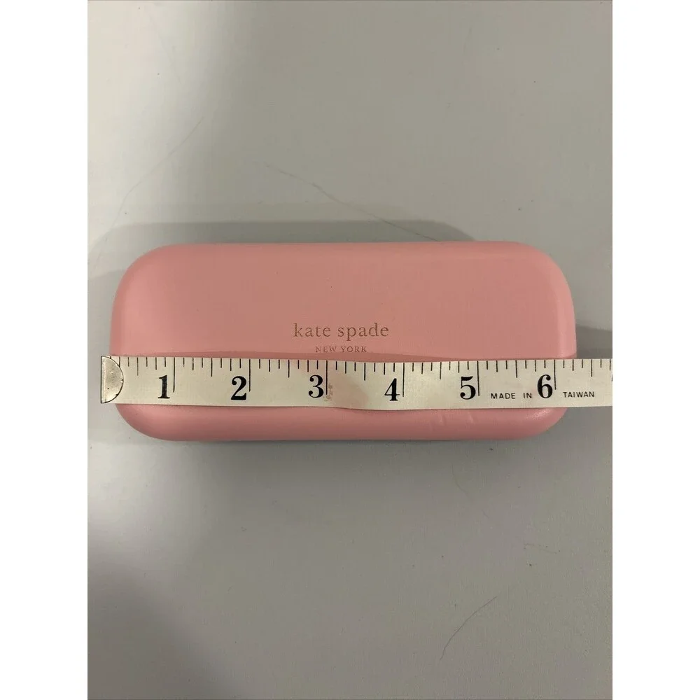 Kate Spade New York Reading Sunglasses Case Pink Green Clamshell